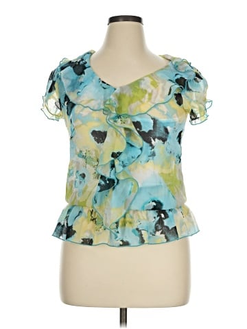 Iz Byer Short Sleeve Blouse (view 1)