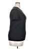 Fabletics Solid Black Active T-Shirt Size XXL - photo 4