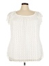 Roz & Ali 100% Polyester Ivory Sleeveless Blouse Size 3X - photo 1
