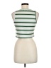 Romwe Green Sleeveless T-Shirt Size 6 - photo 2