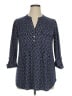 Cocomo Blue 3/4 Sleeve Blouse Size 1X - photo 1