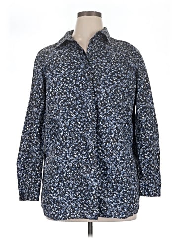 Lafayette 148 New York Long Sleeve Button-Down Shirt (view 1)