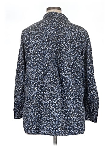 Lafayette 148 New York Long Sleeve Button-Down Shirt (view 2)