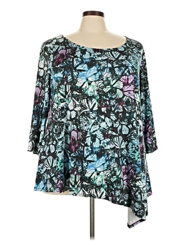 Isabel + Alice 3/4 Sleeve Blouse (view 1)