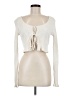 Weekday Ivory Long Sleeve Top Size M - photo 1