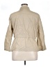 Christopher & Banks Tan 3/4 Sleeve Button-Down Shirt Size XL - photo 2