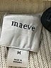 Maeve Stripes Ivory Poncho Size M - photo 7