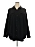 Evri 100% Polyester Black Long Sleeve Blouse Size 4X - photo 1