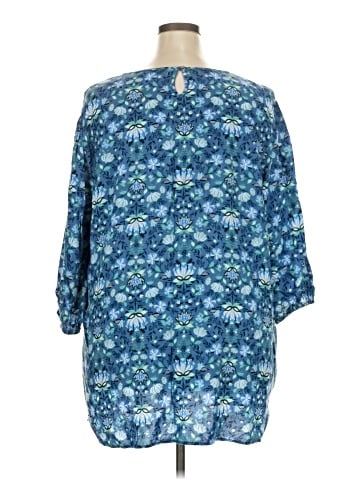Croft & Barrow 3/4 Sleeve Blouse (view 2)
