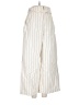 Stradivarius Stripes Ivory Casual Pants Size 8 - photo 1