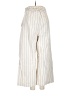 Stradivarius Stripes Ivory Casual Pants Size 8 - photo 2
