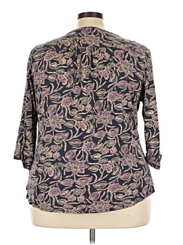 Lucky Brand 3/4 Sleeve Blouse (view 2)