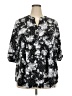 Cocomo Black 3/4 Sleeve Blouse Size 3X - photo 1