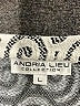 Andria Lieu Silver 3/4 Sleeve Blouse Size L - photo 7
