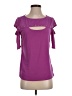 Thalia Sodi Purple Short Sleeve Top Size S - photo 1