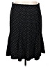 Talbots Outlet Polka Dots Black Casual Skirt Size 1X - photo 1