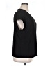Halogen Black Short Sleeve Top Size XL - photo 4