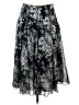 Nine West Paisley Black Formal Skirt Size 6 - photo 1