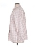 Talbots 100% Cotton Checkered-gingham Pink Long Sleeve Button-Down Shirt Size XL - photo 5