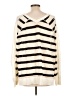 We the Free Stripes Ivory Pullover Sweater Size L - photo 2