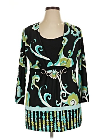 Elementz 3/4 Sleeve Blouse (view 1)