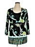 Elementz Teal 3/4 Sleeve Blouse Size XL - photo 1