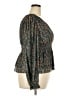 DR2 Teal Gray Long Sleeve Blouse Size XXL - photo 4