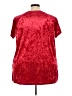 Ellos Red Short Sleeve Blouse Size 22 - photo 2
