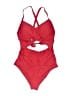 Unbranded Hearts Red One Piece Swimsuit Size XL - photo 1