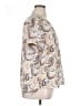 DR2 100% Polyester Paisley Ivory Short Sleeve Blouse Size XL - photo 4