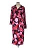 Nicole Miller 100% Polyester Floral Pink Cocktail Dress Size 12 - photo 1