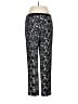 Halogen Print Black Casual Pants Size 6 - photo 2