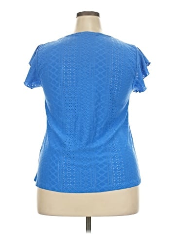 Adrienne Vittadini Short Sleeve Blouse (view 2)