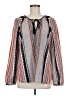 Sanctuary 100% Polyester Gray Long Sleeve Blouse Size M - photo 1
