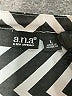 a.n.a. A New Approach Chevron-herringbone Silver Long Sleeve Blouse Size L - photo 7
