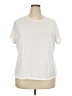 Basic Editions Ivory Short Sleeve T-Shirt Size 2X - photo 1