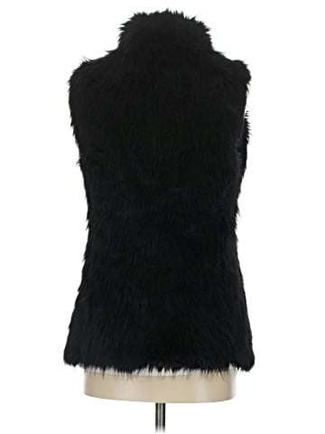 White House Black Market Faux Fur Vest (view 2)