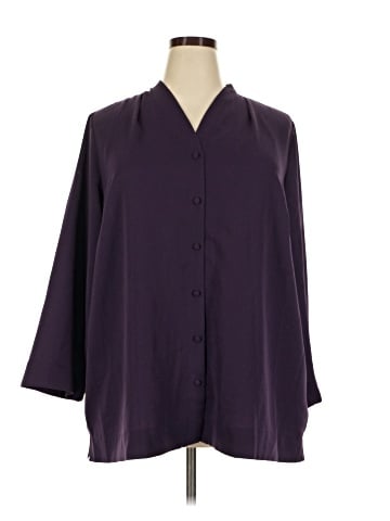 Lands' End 3/4 Sleeve Blouse (view 1)