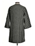 Club Monaco Houndstooth Black Wool Coat Size S - photo 2