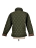 Lucky Brand 100% Polyester Argyle Green Coat Size M - photo 2