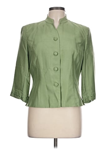 Adrianna Papell Silk Blazer (view 1)