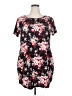Bobbie Brooks Floral Black Casual Dress Size 2X - photo 1