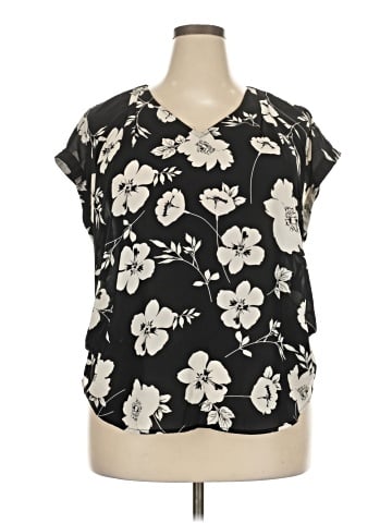 Simply Vera Vera Wang Short Sleeve Blouse (view 1)