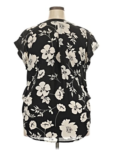 Simply Vera Vera Wang Short Sleeve Blouse (view 2)