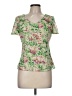 Karin Stevens Green Short Sleeve Blouse Size 6 - photo 1