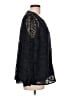 Talbots 100% Polyester Black Long Sleeve Blouse Size 12 - photo 4