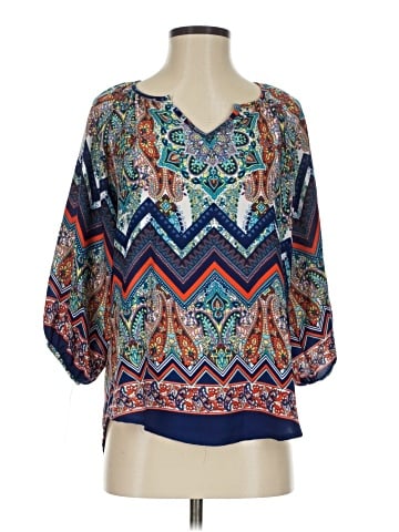 Renee C. 3/4 Sleeve Blouse (view 1)