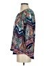Renee C. Blue 3/4 Sleeve Blouse Size S - photo 5