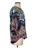 Renee C. Blue 3/4 Sleeve Blouse Size S - photo 4
