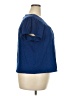 Ella Moss Blue Short Sleeve Blouse Size XXL - photo 4